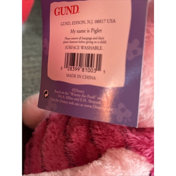 Winnie The Pooh Gund Plush- 3 New With Tags 1 Without - Picture 8 of 8
